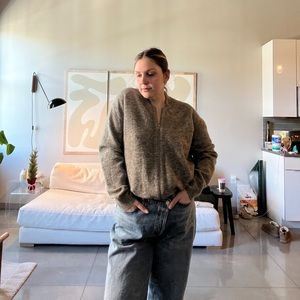 *FALL CLOSET SALE!* & other stories grey mohair bomber sweater